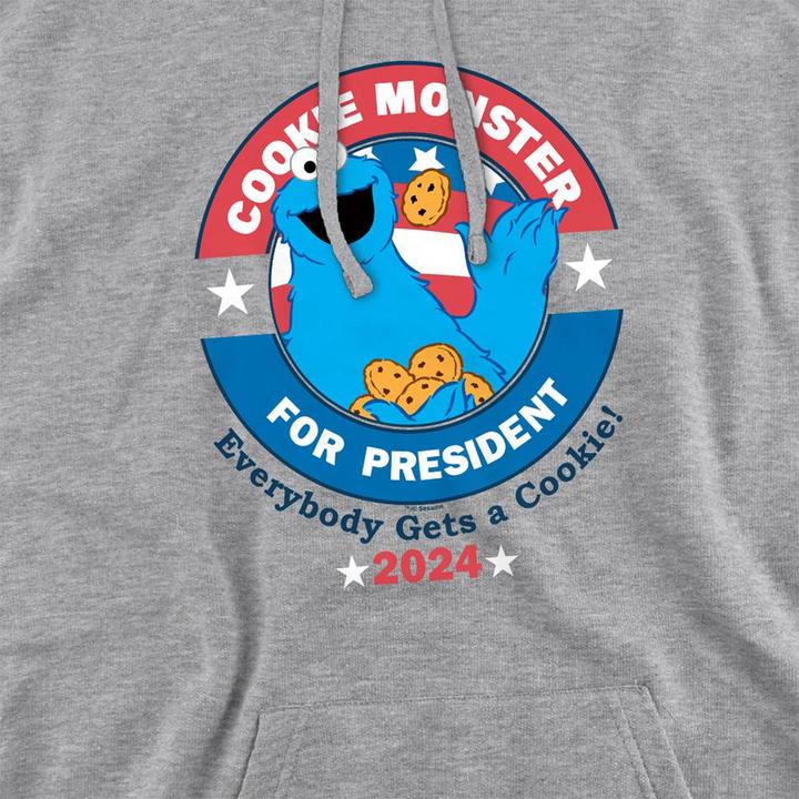 Produktbild Sesame Street For President Kapuzenpullover meliert (S)