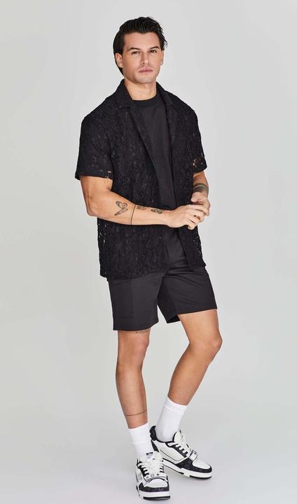 Produktbild Siksilk Kurzarmhemd Lace Resort Shirt (S)