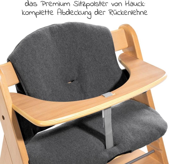 Produktbild Hauck Hochstühle Hochstuhl Alpha Plus Natur - im Sparset inkl. (Hochstuhl Sitzerhöhung)