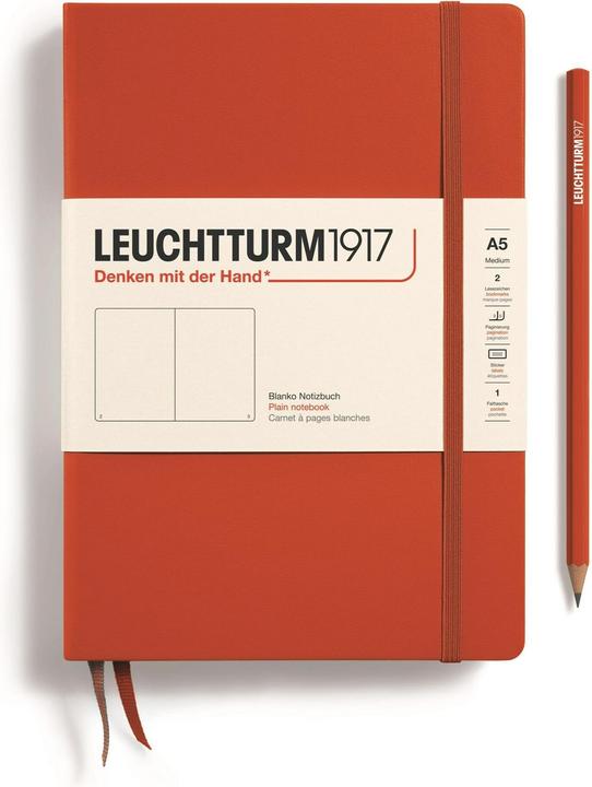 Image du produit Leuchtturm1917 Carnet de croquis medium (145 x 210 mm, Blanc, Couverture rigide)