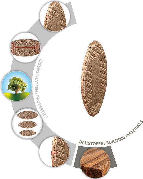 Actual product image Tox Biscuit Wood (250 pcs.)
