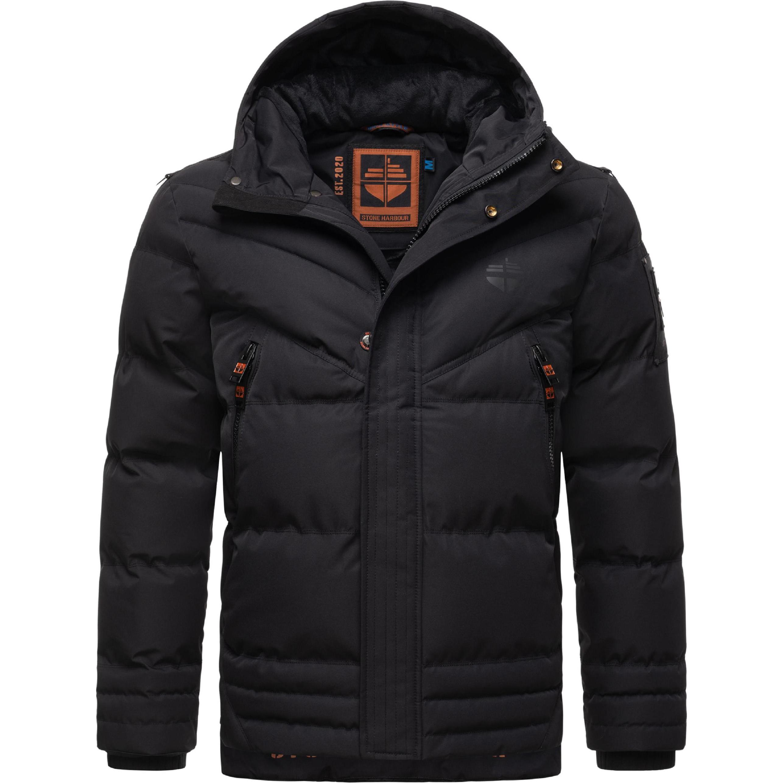 Stone Harbour, Herren, Jacke, Romaan (L), Schwarz, L