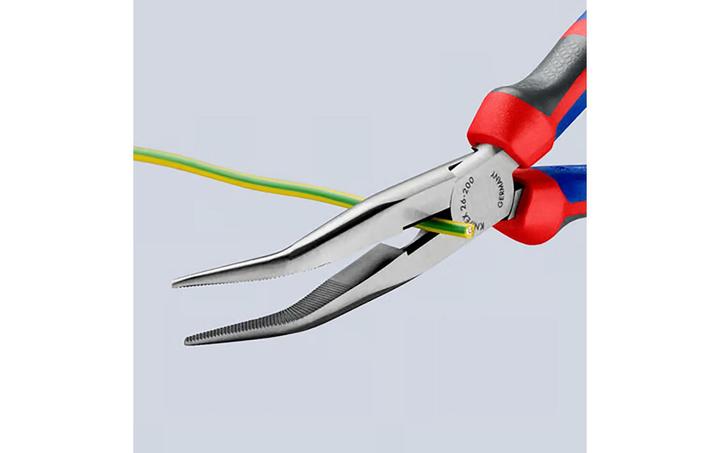 Produktbild Knipex Flachrundzange mit Schneide (200 mm)