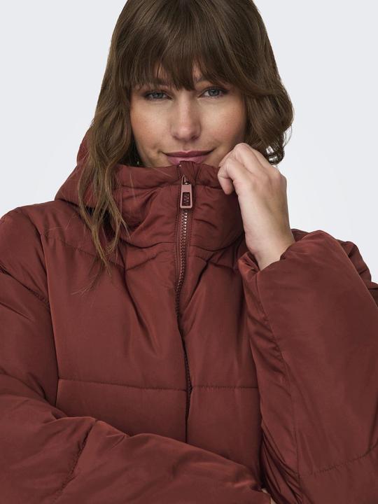 Actual product image Only Hooded Curve quilted jacket Quilted coat