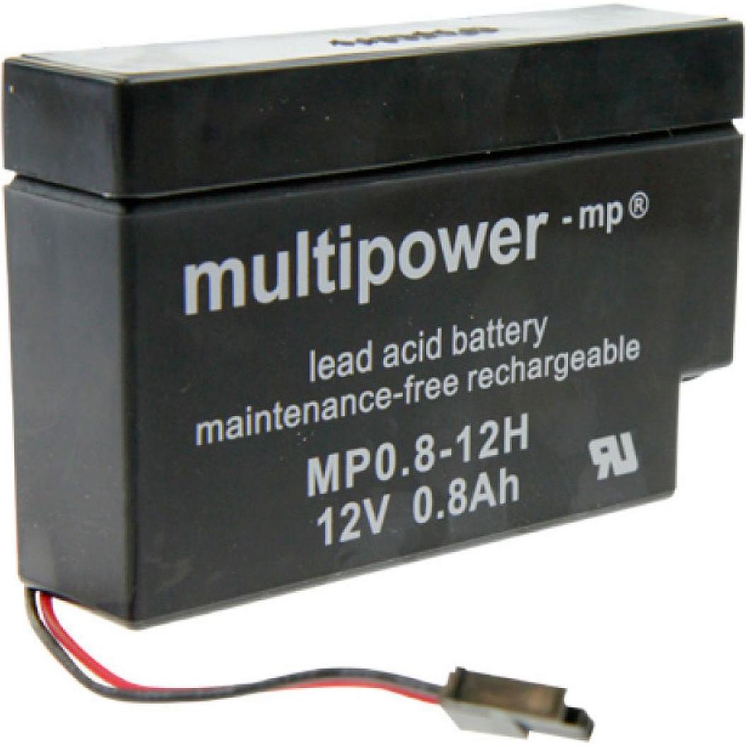 Multipower, Versorgungsbatterie, Original Bleiakku für MP0.8-12H (12 V, 0.80 Ah)
