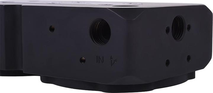 Actual product image Alphacool Ice Sheet D5 Dual Brass Attachment - Deep Black