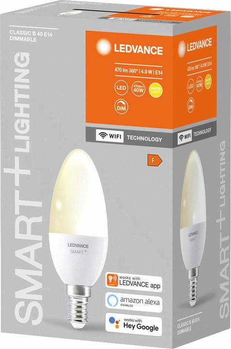 Produktbild Ledvance Smart+ Wifi Candle (E14, 470 lm, 1 x)