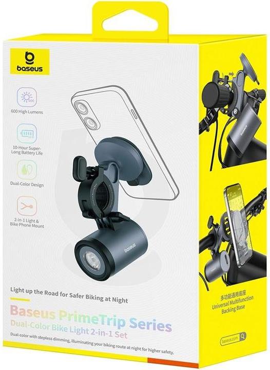 Immagine prodotto Baseus Luce per bicicletta e supporto per smartphone della serie PrimeTrip