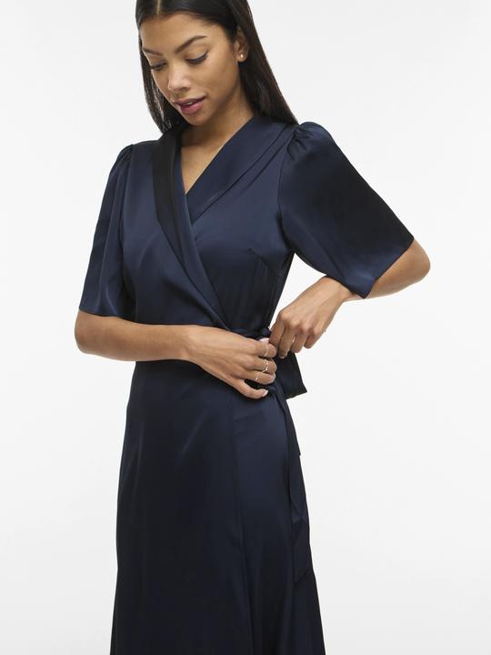 Image du produit Vila VIENNA Kurzarm Kleid mit V-Ausschnitt (34)