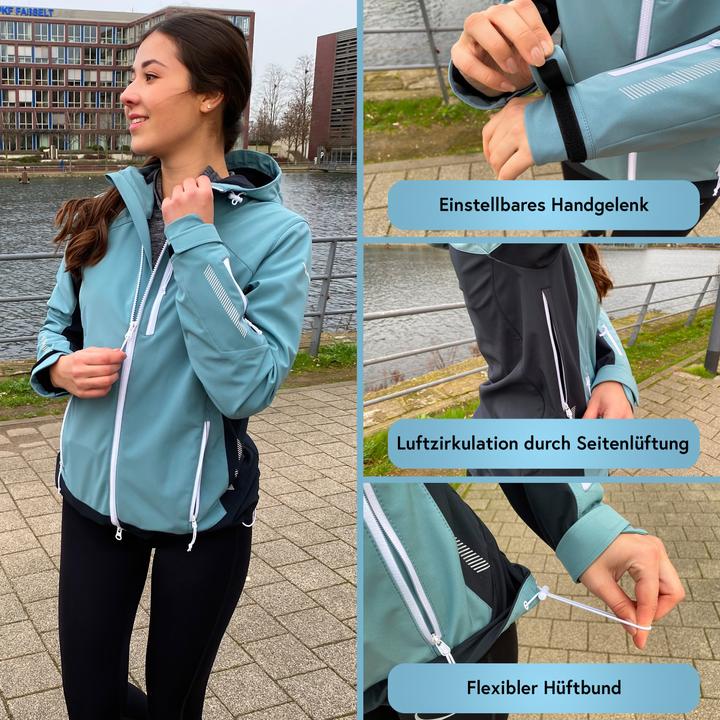 Produktbild Valkental Funktionale & reflektierende Softshelljacke für Outdooraktivitäten - Damen (XS)