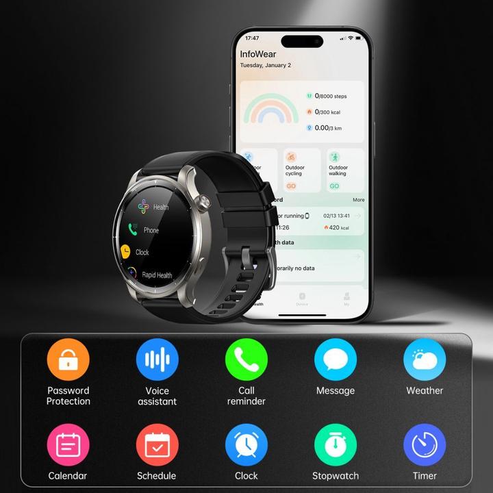 Produktbild Joyroom Smartwatch R-FV1 (Black)