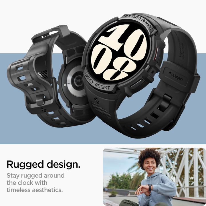 Immagine prodotto Spigen Rugged Armor Pro Samsung Watch 6 40mm nero ACS06501