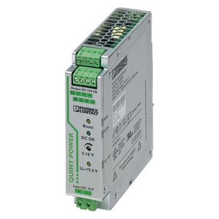 Phoenix Contact, Stroomomvormers, QUINT DC/DC Converter, 12/12 Vdc, 8 A