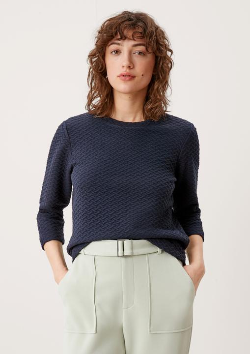 Produktbild s.Oliver Sweatshirt Sweatshirt aus Viskosemix (L)