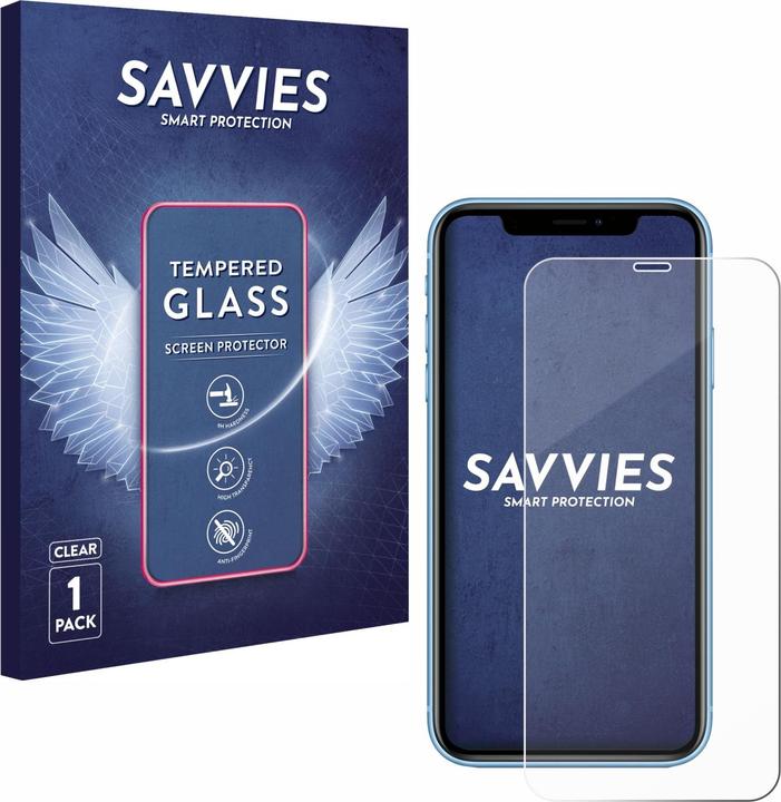 Actual product image Savvies Tempered Glass (1 pcs., Apple iPhone XR)