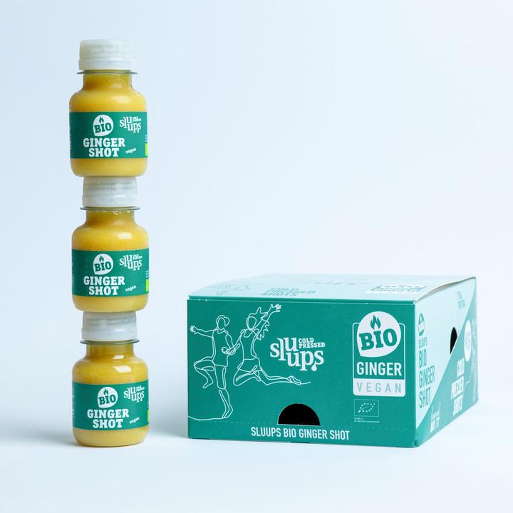 Actual product image Sluups Organic Ginger Shot (60 x 6 cl)