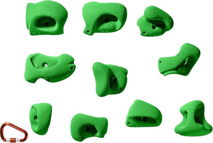 Produktbild Entre Prises Klettergriffe Essential Jugs XL ehemals Grab It II (Fluo grün)