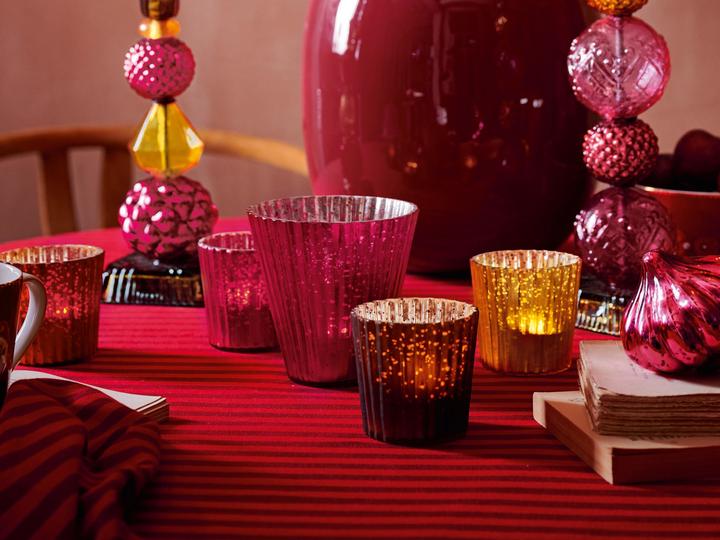 Actual product image PIP Studio Love Birds Teelichthalter Glas rot 3er Set