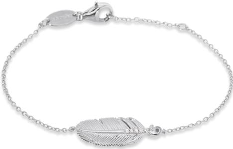 Produktbild Engelsrufer Armband Feder (19 cm, 925er Silber)