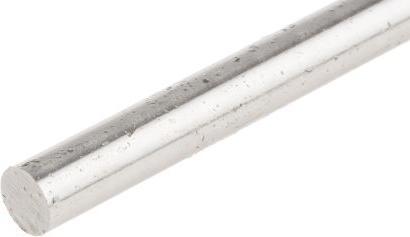 Actual product image Rs Pro Silver steel rod stock,330mm L 8mm dia