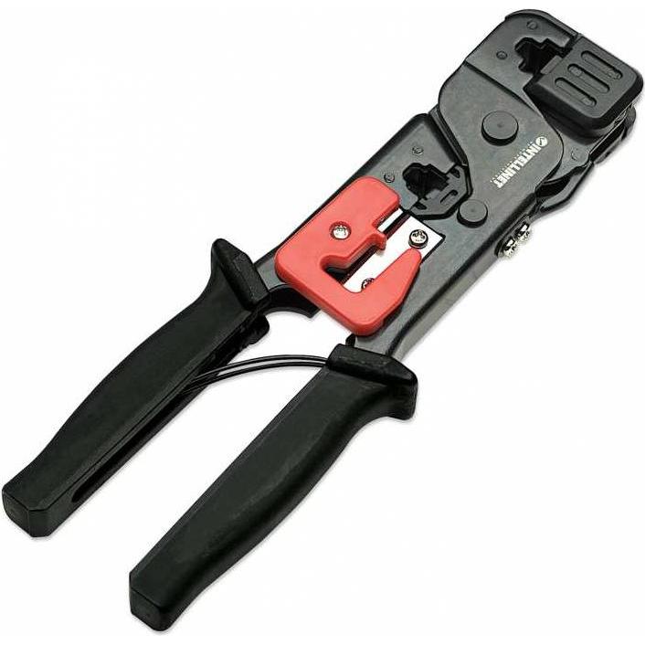 Intellinet, Bolzenschneider + Seitenschneider, 210836 Kabel-Crimper Crimpwerkzeug (291 mm)