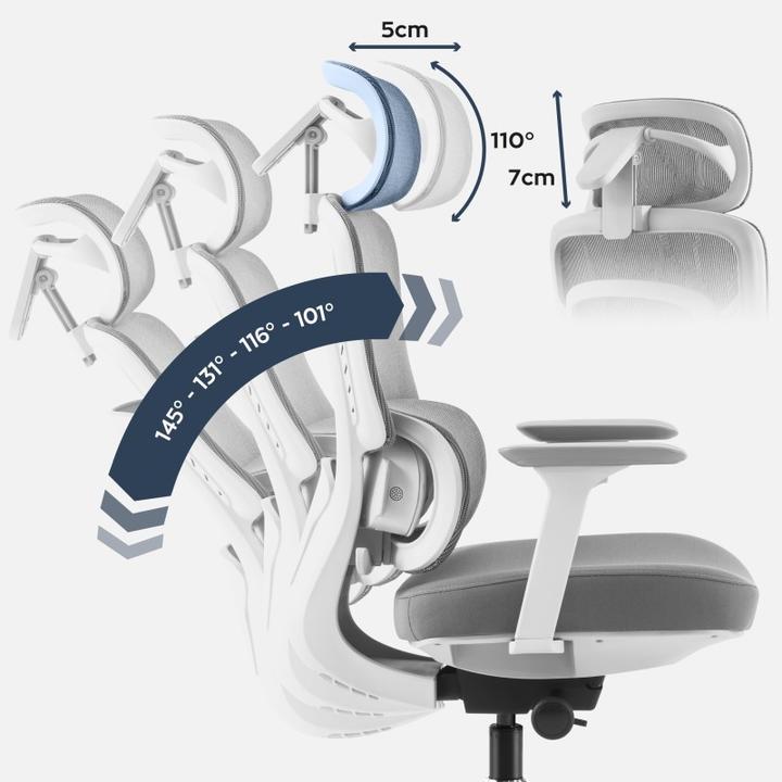 Actual product image Mark Adler Bürostuhl mit Massage Visioner 6.1 Grau