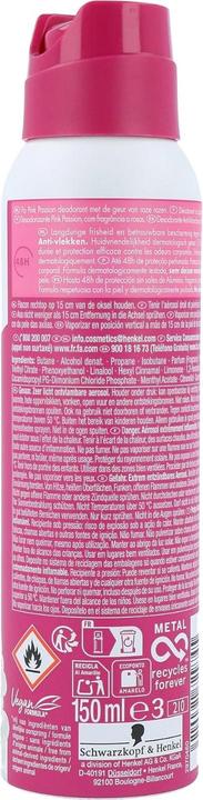 Actual product image Fa Pink Passion Deodorant Spray 150ml (Spray, 150 ml)