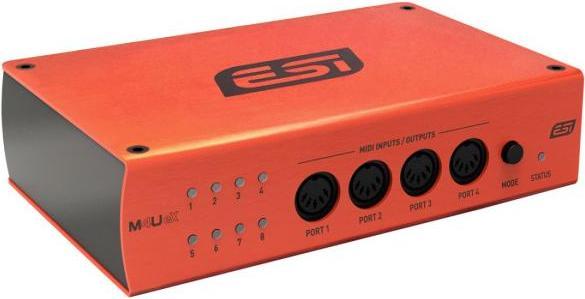 Actual product image ESI M4U eX USB 3.0 MIDI interface with MIDI cable (USB)