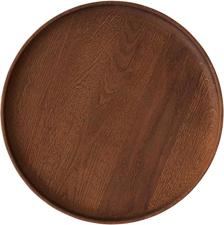 Actual product image OYOY Living Serving tray Inka ø30 x 4.7 cm, Dark brown
