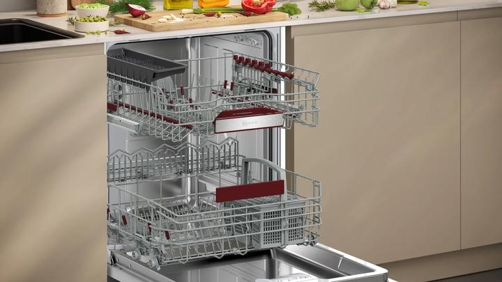 Image du produit Neff N 50, Geschirrspüler integrierbar, 60 cm, Gebürsteter Stahl, S145EBS04D, ID S145EBS04D