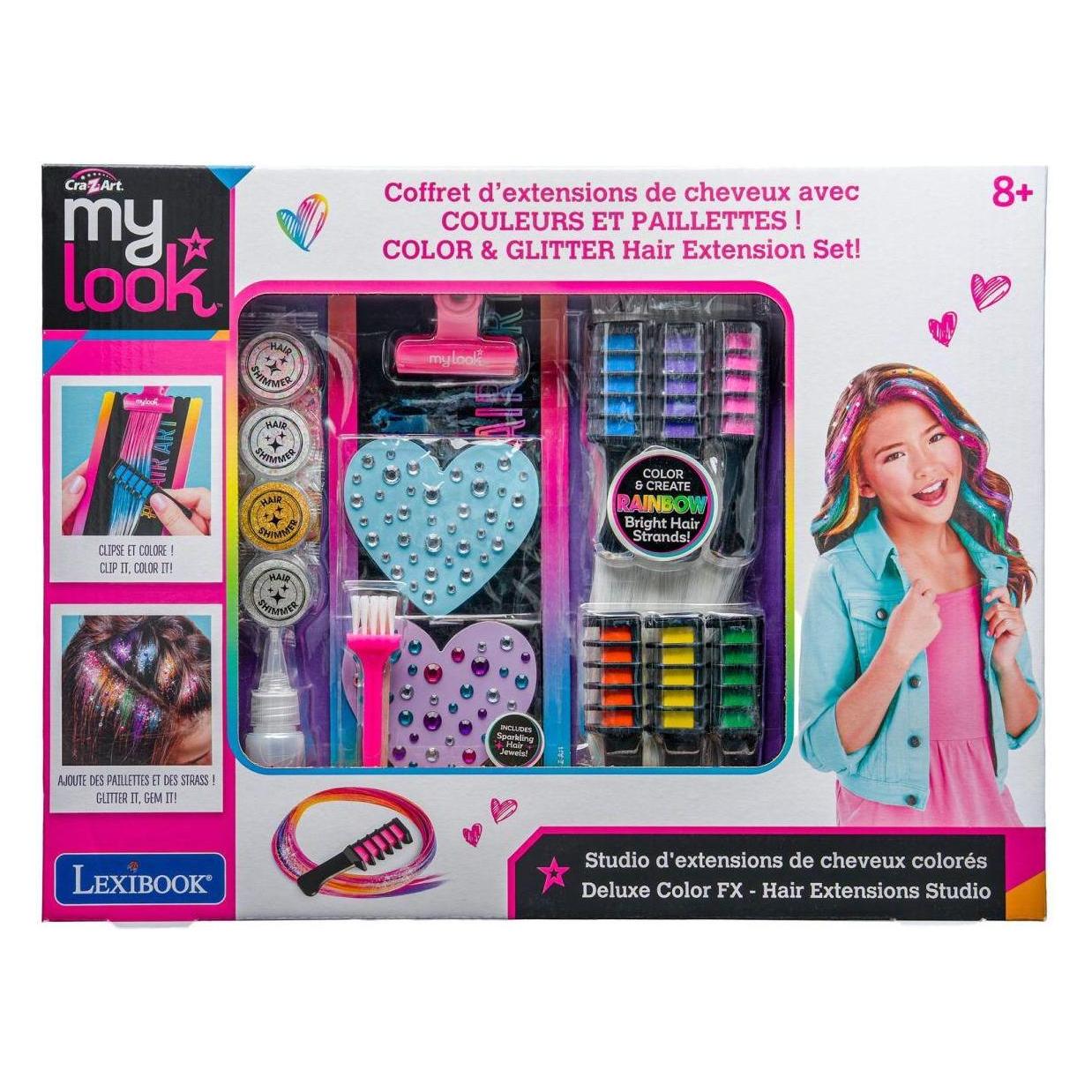 Cra-z-art - Deluxe Color Fx - Hair Extensions Studio (CRSS11)