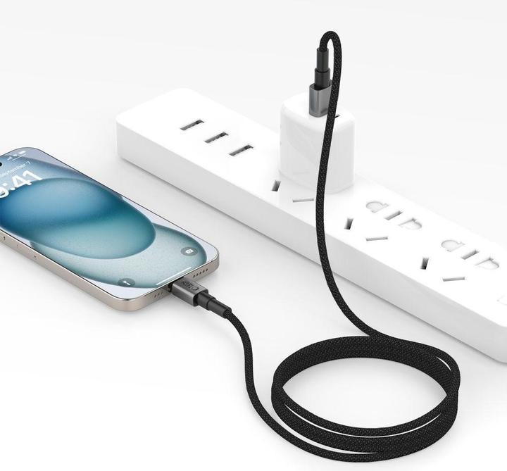 Image du produit Tech-Protect UltraBoost DNA USB-A / USB-C Cable 15W/3A 200cm - Gray (2 m, 15 W)