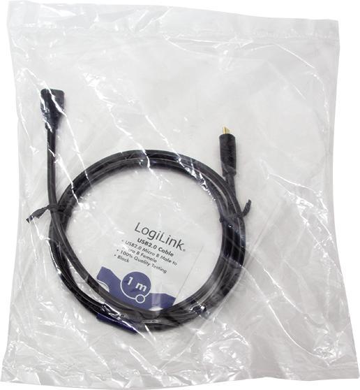 Produktbild LogiLink CU0121 (1 m, USB 2.0, 2.50 W)