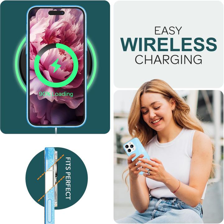 Produktbild Nalia Glitzer Hülle (Apple iPhone 15 Pro)