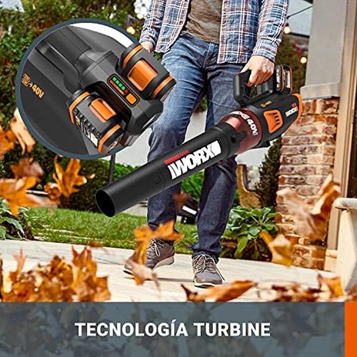 Actual product image Worx WG584E.9 (Rechargeable battery operated, Leaf blower)