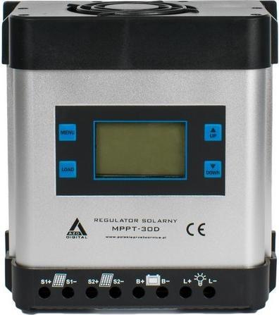 Actual product image Digital MPPT charge controller AZO 12/24 - 30A LCD display