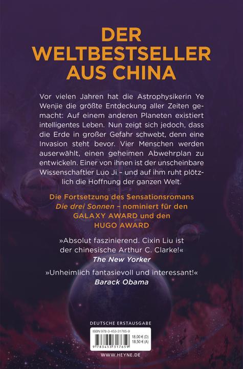 Produktbild Der dunkle Wald (Deutsch, Cixin Liu, 2018)