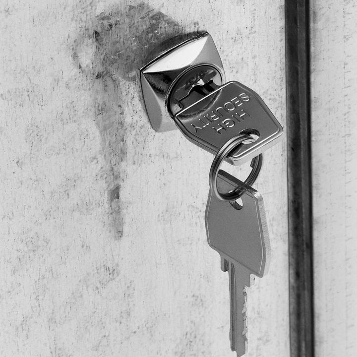 Actual product image Wiesenfield Saddle Locker - 60 x 60 x 150 cm - steel (galvanised) (60 cm, 150 cm)