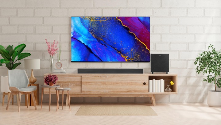 Produktbild Medion LIFE® S61022 Dolby Atmos® Soundbar, multidimensionaler Sound für die Heimkino-Atmosphäre, Bluetooth® (120 W, 2.1 Kanal)