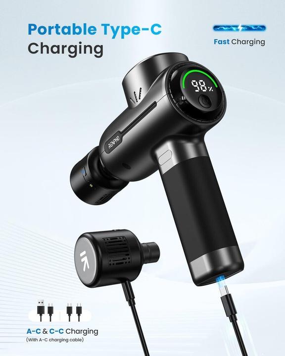 Image du produit Renpho Pistolet de Massage avec Chaleur et Froid (360 min)