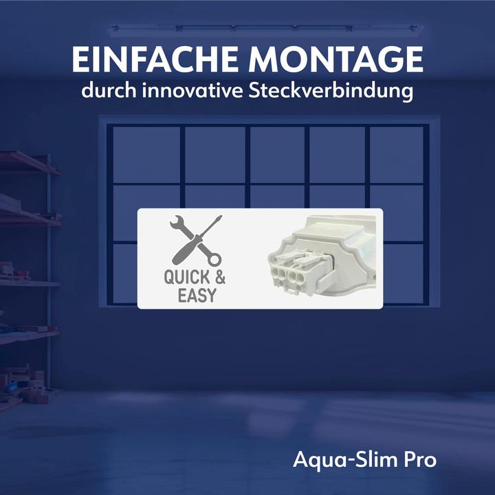 Produktbild Müller Licht MÜLLER-LICHT LED-Feuchtraumleuchte Aqua-Slim Pro, 36W, 5760lm, 4000K, IP65 (5760 lm)