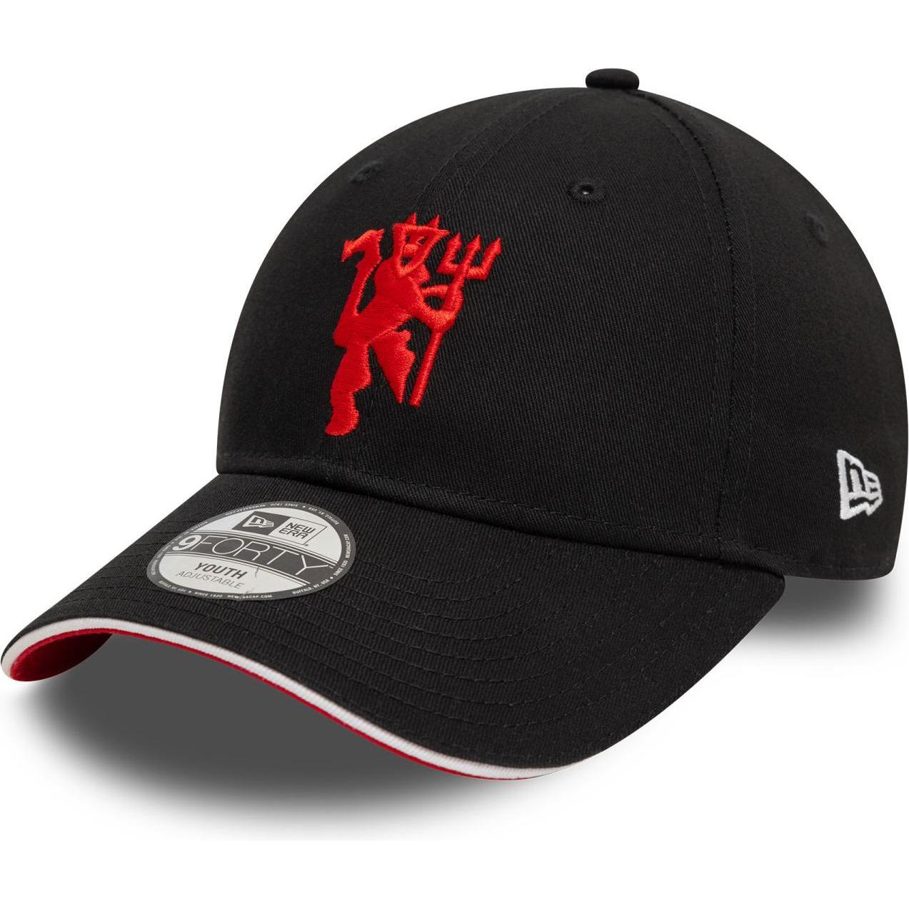 New Era, Jungen, Cap, Kinder 9Forty Cap - DEVIL Manchester United - Child, Schwarz, (53, 52 C, 54 C)