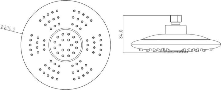 Immagine prodotto Schütte Pomme de douche (1 Tipo di fascio)