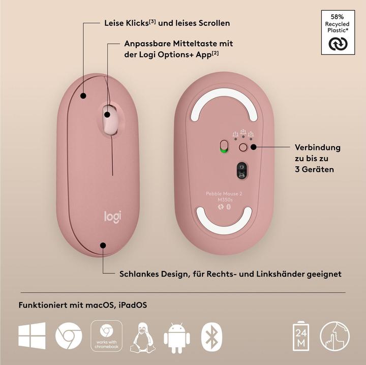 Productafbeelding Logitech Pebble 2 (Draadloze)
