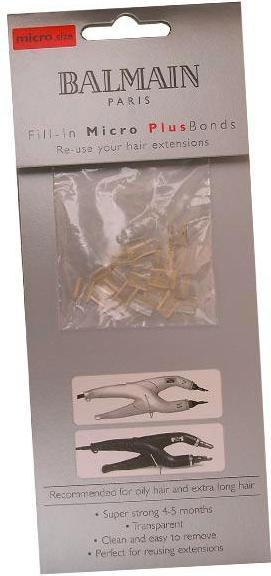 Produktbild Balmain Micro Rebonds Extensions 24er (Durchsichtig)