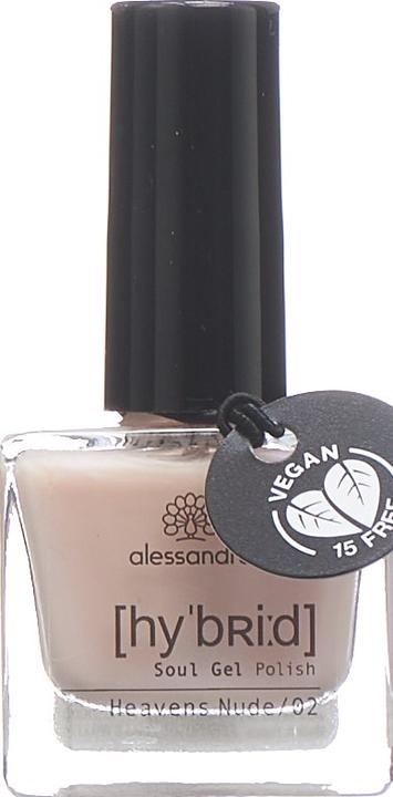 Immagine prodotto Alessandro Smalto per unghie Hybrid 102 Heavens Nude (Nude, Smalto per unghie effetto gel)