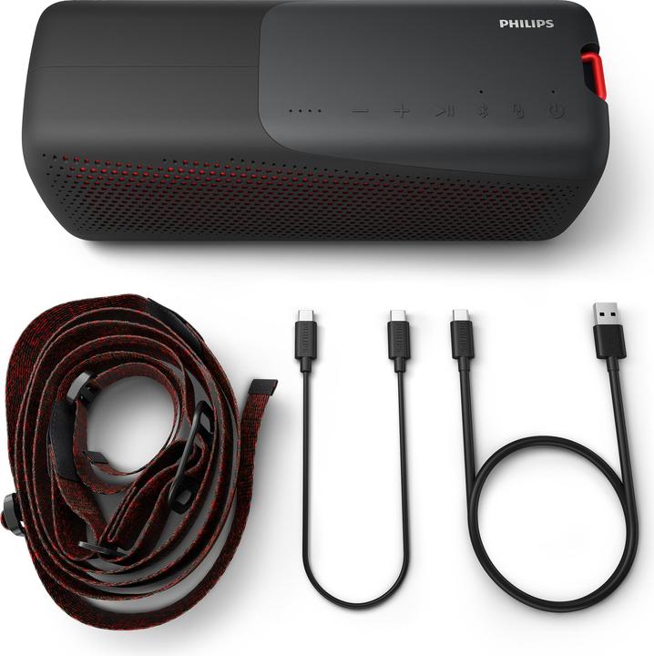 Image du produit Philips Enceinte Bluetooth TAS7807W Noir (24 h, Fonctionnement sur batterie)