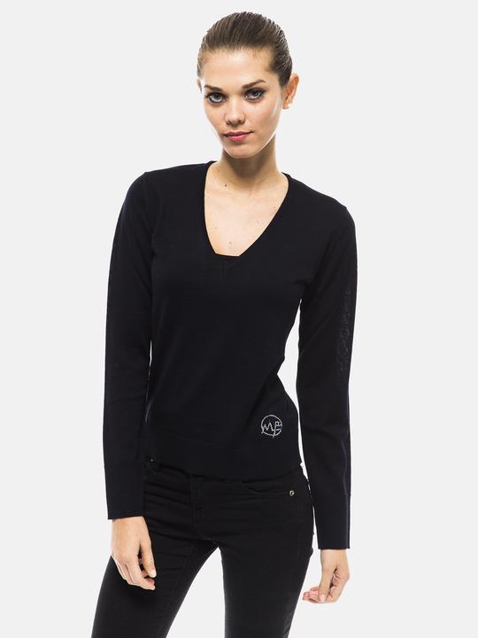 Produktbild Montana Frauen Leder Pullover - Valora Lux Modell - Made In Italy (42)