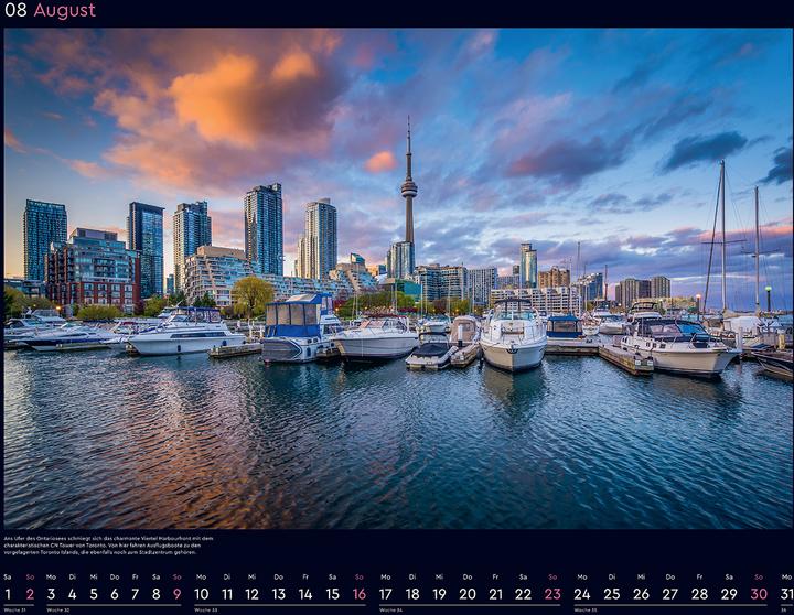 Produktbild Hafenstädte - Wandkalender 2026 (60 x 45 cm, Harter Einband, Deutsch)