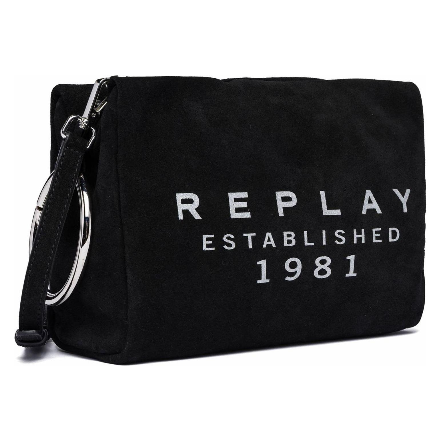 Replay, Damen, Handtasche, Crossbody Bag, Schwarz
